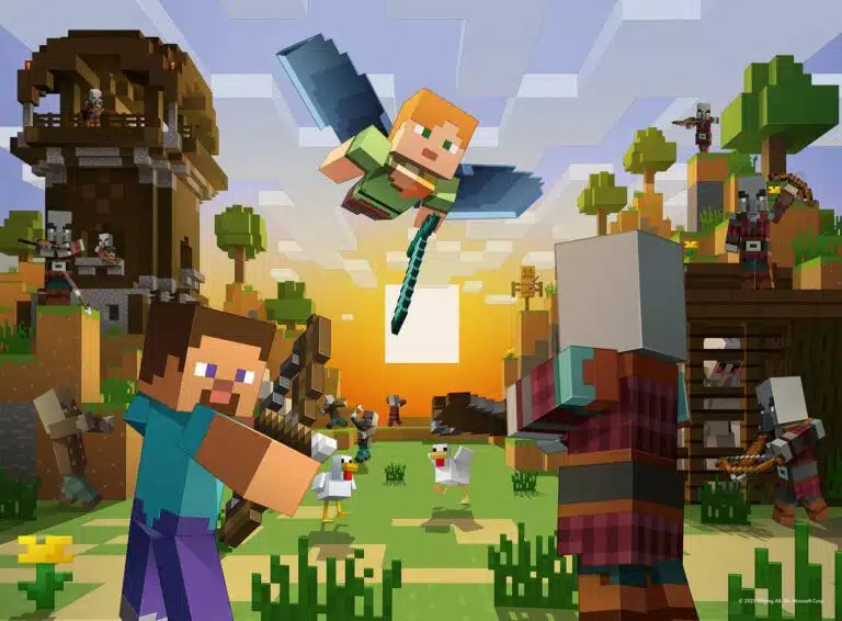 פאזל 150 חל' - MINECRAFT