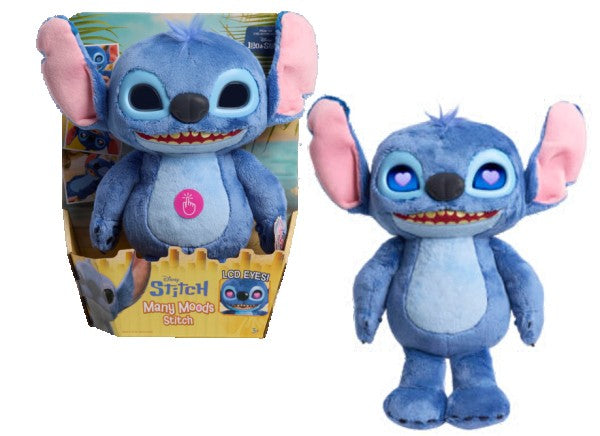 דיסני - סטיץ' מצבי רוח בובת פרווה 28 סמ