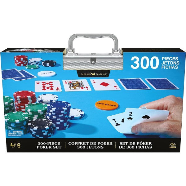 פוקר מזוודה 300 חלקים
