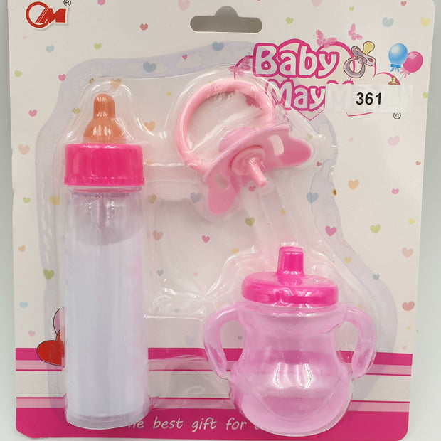 בקבוק בלוח עם מוצץ