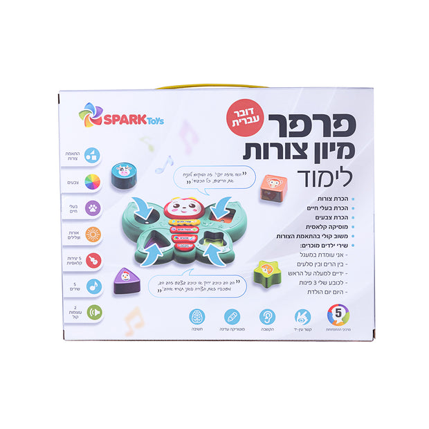 פרפר מיון צורות לימודי דובר עברית