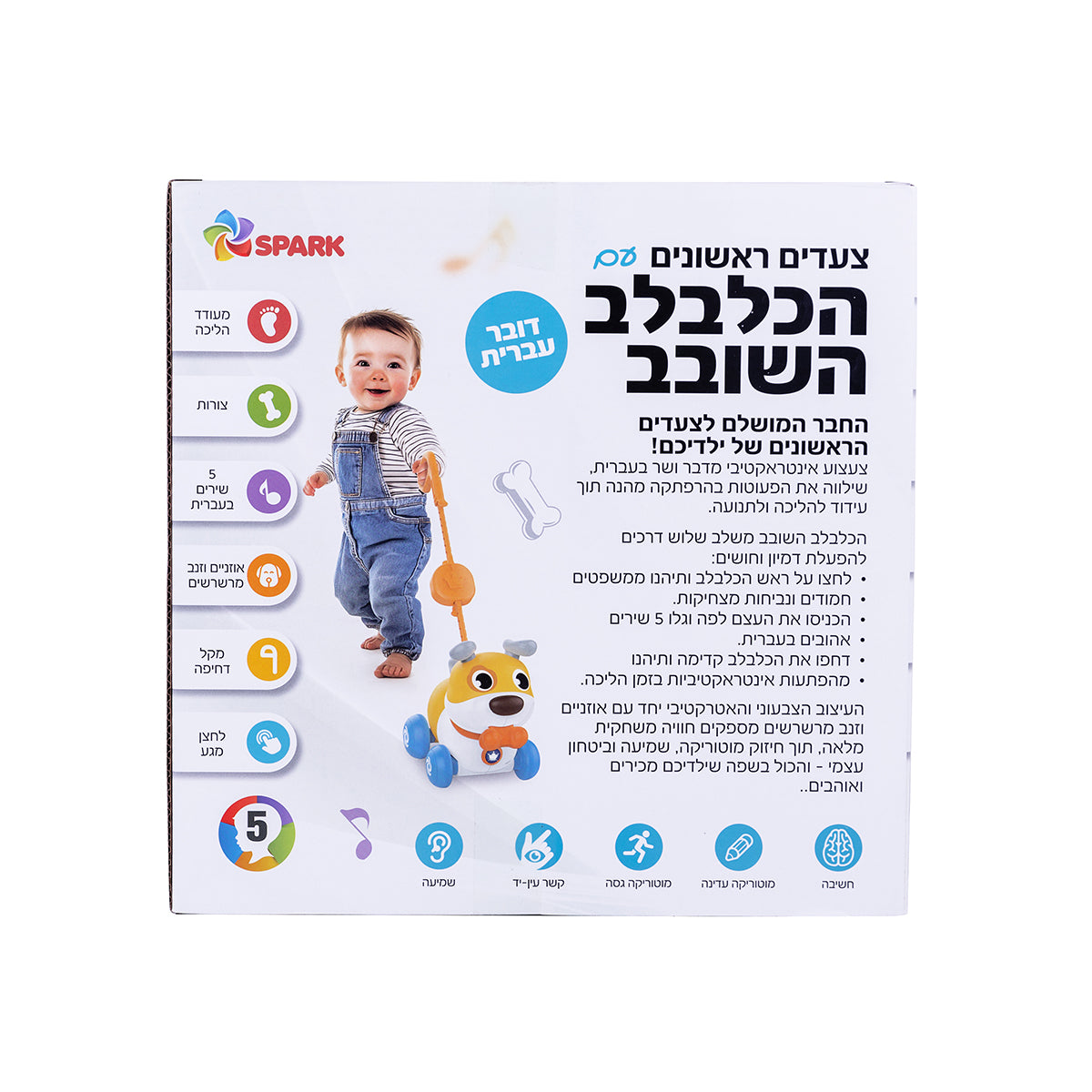 כלב הולך עם ידית דחיפה HE0553