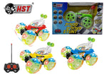 HST מכונית שלט משתוללת סטאנט אורות וצלילים כולל טעינה