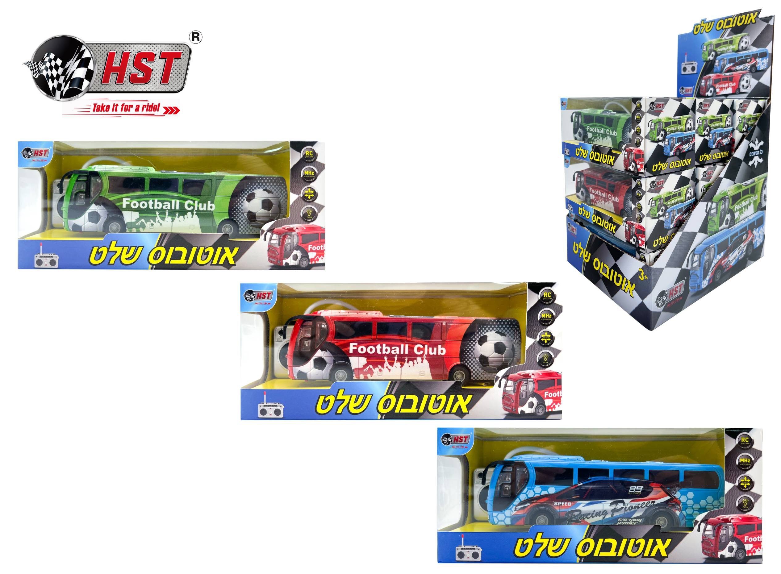 HST אוטובוס שלט