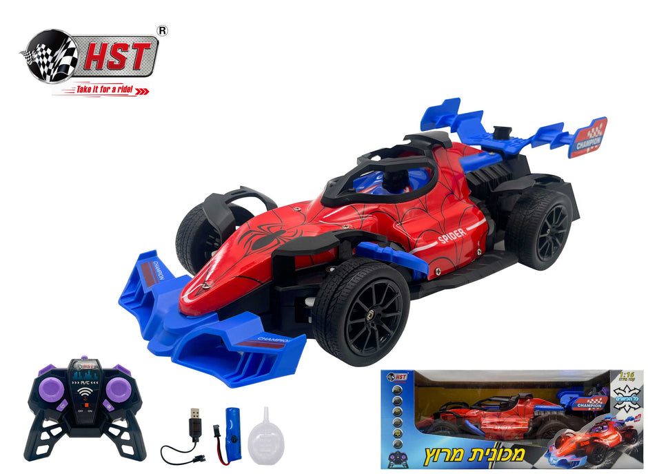 HST מכונית מרוץ 1:16 שלט 2.4G כולל טעינה