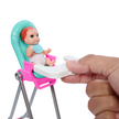 ברבי סקיפר מארז בייביסיטר כולל תינוק וכיסא אוכל