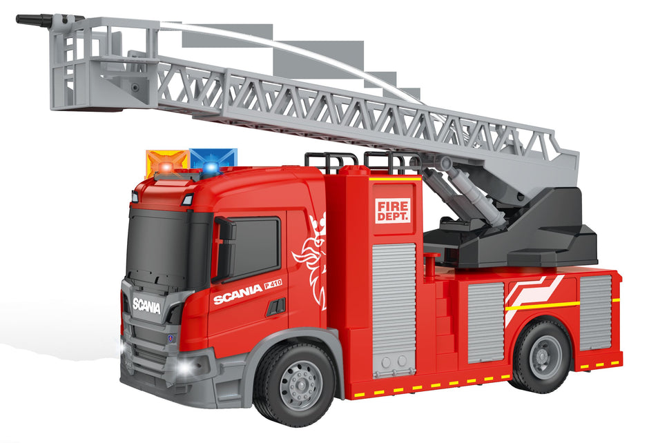 SCANIA משאית כיסוי אש עם מנוף 30 סמ פריקשן אורות וצלילים