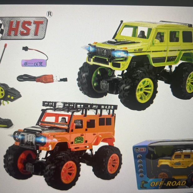 HST ג'יפ 1:20 שלט אוף רוד כולל טעינה