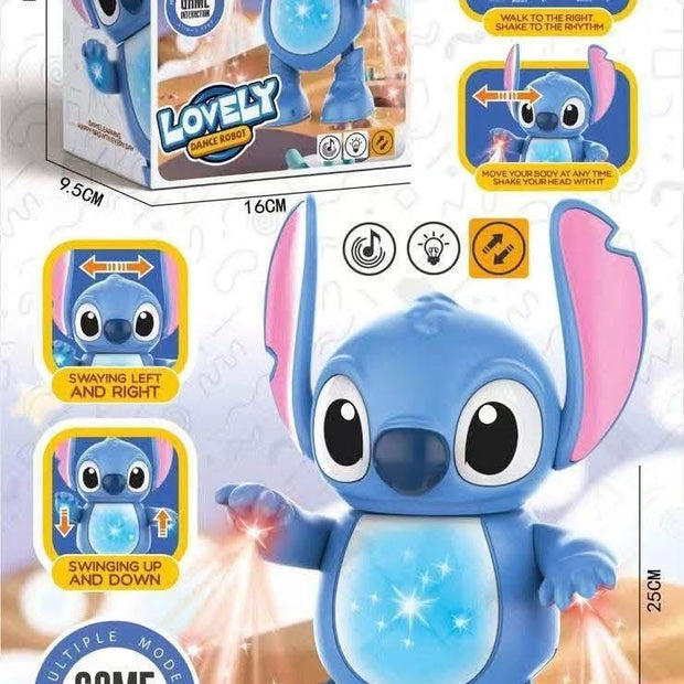 רובוט סטיץ רוקד עם אורות