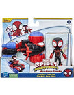 ספיידי שחור ואופנוע spidy