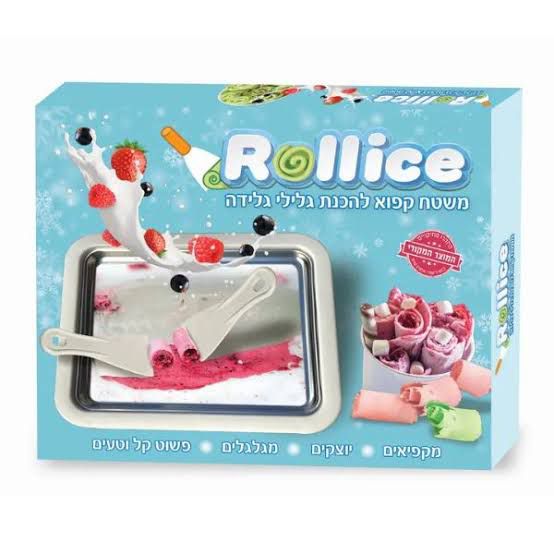 משטח להכנת גלידה ROLL ICE
