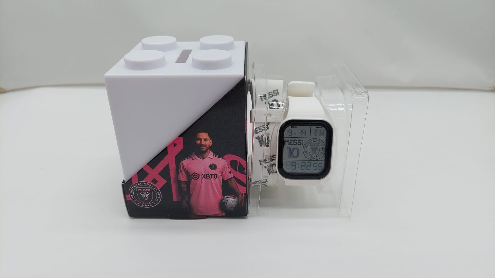 שעון דיגיטלי Messi עם סט רצועות נוסף להחלפה